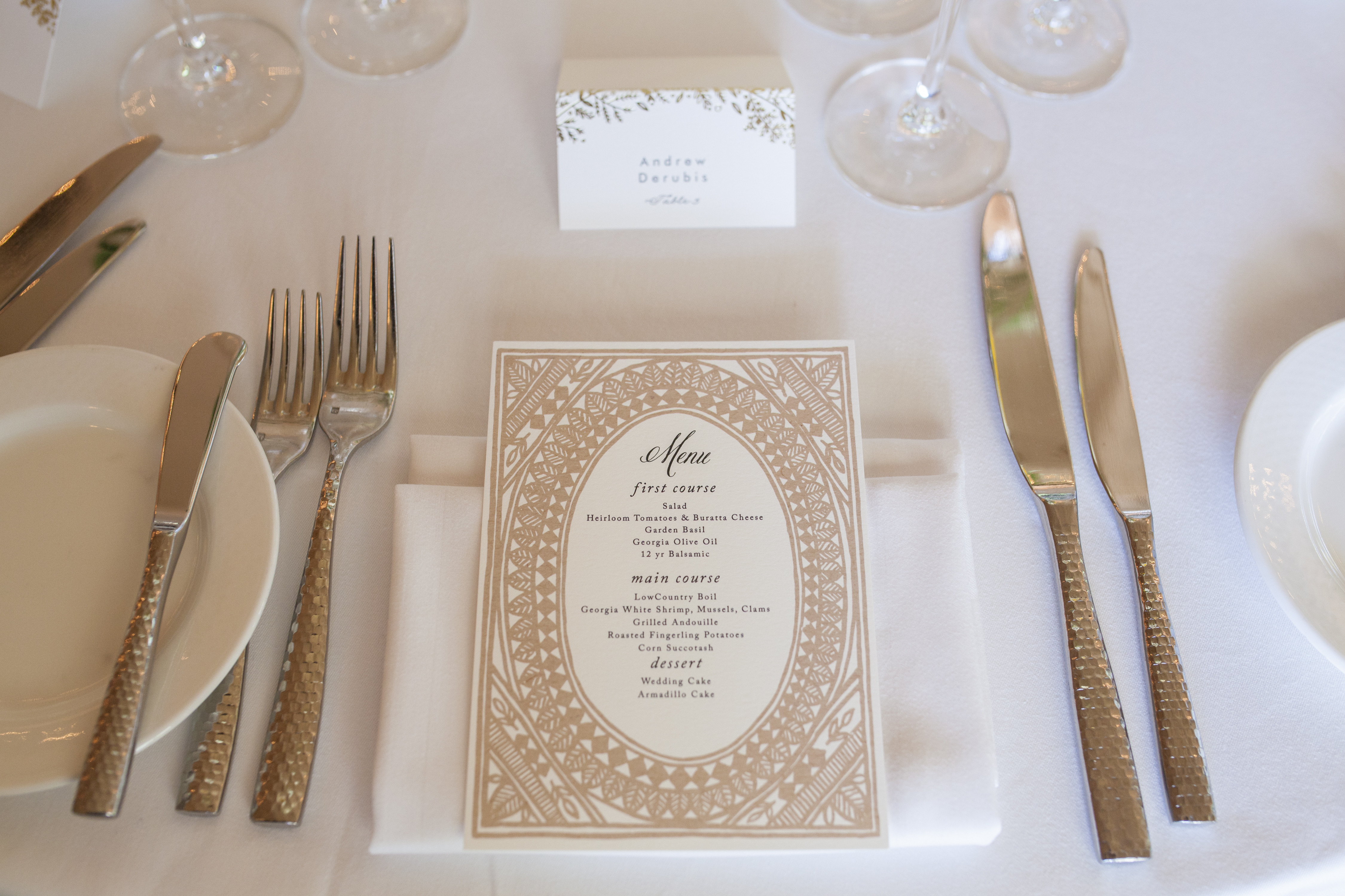 Reception Tablescape